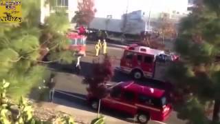 Paul Walker Dies car crash   Paul Porsche Car on fire caught