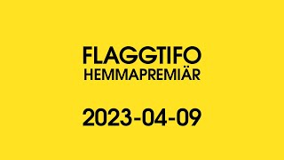 BK Häcken - Hammarby IF / Flaggtifo i hemmapremiären / Sektion G & H 2023-04-09