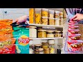 Restock Refill Organizing Pantry Fridge Snacks Candy Laundry Satisfying ASMR Tiktok Compilation