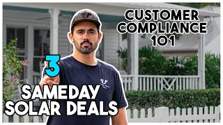 3 SAME-DAY SOLAR DEALS SOLD - MAKE ANY CUSTOMER COMPLIANT