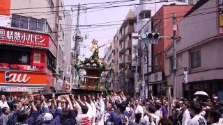 素盞雄神社「天王祭」（２０１３）＠尾竹橋通り