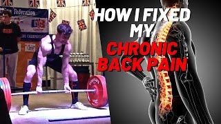 How I Fixed My Chronic Back Pain