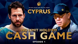 No Limit Hold'em CASH GAME | Episode 1 - Triton Poker Cyprus II 2022