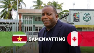 Kan Stanley MENZO met SURINAME stunten tegen CANADA? 🤔 | Samenvatting Suriname - Canada