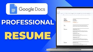 How to Make a Google Docs Professional Resume in 5 Minutes! full tutorial