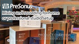 PreSonus Studio Monitors and Microphones redefines accuracy to get you the right tool for the job