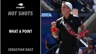 Sebastian Baez Puts it Away | 2022 US Open