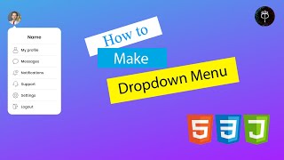 Clickable Dropdown Menu using HTML, CSS & JS