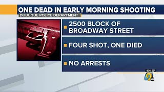 One person killed, three others hurt in Dubuque shooting