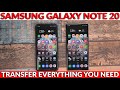 Samsung Galaxy Note 20 - How To Transfer Everything To Your New Phone Using Smart Switch