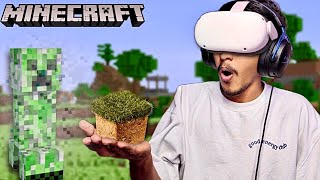 I Played Minecraft In VR 😂 (FUNNY)