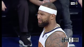 DeMarcus Cousins Gets EJECTED During Nuggets-Nets Game