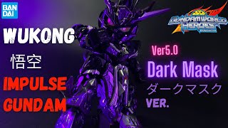 Ver5.0 WuKong Impulse Gundam Dark Mask DX Set【悟空脈衝鋼彈】(悟空 インパルスガンダム) 全塗装 SD Gundam World SDW 高達世界 群英集