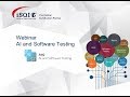 iSQI Seminar: AI and Software Testing