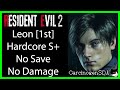 Resident Evil 2 REmake (PC) No Damage No Save - Leon 1st (Leon A) Hardcore Mode S+ Rank