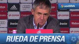 Rueda de prensa de Lucas Alcaraz tras el Real Madrid (3-0) Levante UD