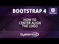 Bootstrap 4 How To Center Align The Logo 👍