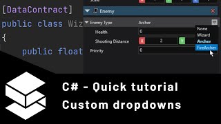 Stride tutorial | Quicktip #1 | Custom dropdown properties