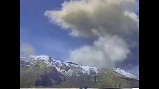 Servicio Geológico Colombiano habla sobre el Volcán Nevado del Ruiz