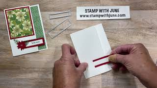 Fun Fold Friday - Swivel Greeting Panel Card/Stamping with Stamp With June