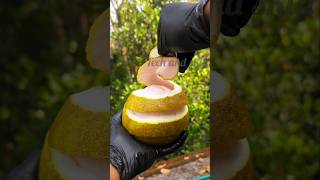 Pomelo cutting skill #pomelofruit #pomelo #citrus #cuttingskils #fruitcutting #satisfying #shorts