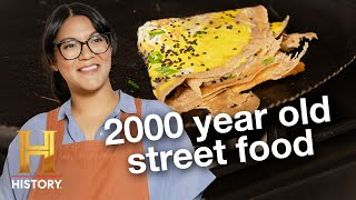 Sohla Cooks Jianbing: China's Ancient Street Food | Ancient Recipes with Sohla