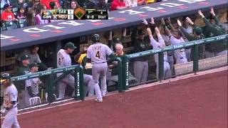 2013/04/06 Crisp's leadoff homer