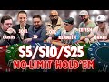 LIVE POKER | $5/$10/$25 No Limit Hold'em Cash Game | TCHLIVE Dallas