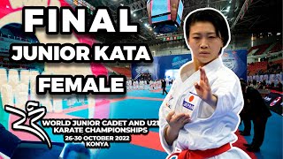 FINAL Kata Junior Female World Championship Konya 2022