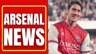 Dusan Vlahovic WANTS Arsenal FC to FINISH £59million TRANSFER! | Arsenal News Today
