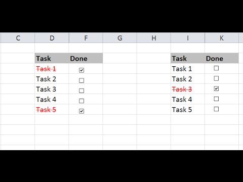 How To Create To Do List or Checklist in Excel How To Create To Do List or Checklist in Excel