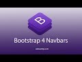 Bootstrap 4 Tutorial -  Responsive Navbars