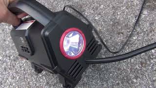 Review: Pittsburgh Dual-Power 100 PSI Tire Inflator with LED Light