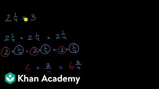 Multiplying mixed numbers