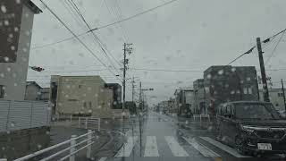 【睡眠導入】雨の降る道をドライブする音で眠りを誘う【雨音で眠る】