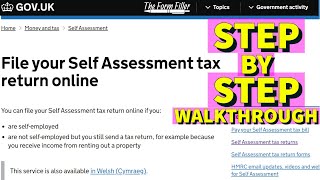 How To File Self Assessment Tax Return 2026 💷📄