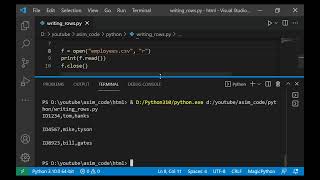 How to write rows as lists to csv file in Python