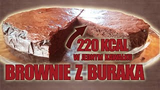 Fit Brownie z buraka - BEZ CUKRU