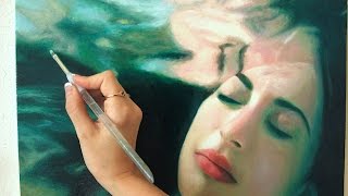 Oil Painting Process Demo | "Haven" | Water Series