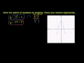 non linear systems of equations 1 algebra ii khan academy