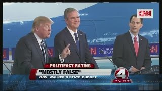 A look at Politifact's Republican debate fact-checking