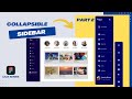 How to Create Interactive Collapsible Sidebar  in Figma | Uidesign #figmatutorial