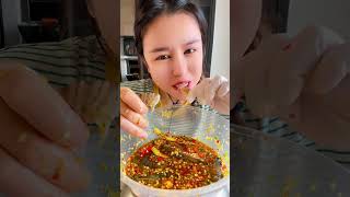 生腌海鲜#生呛海鲜#生腌虾，嘎嘎好吃#eat #eating #food #mukbang #delicious