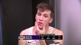 Austin Reaves (32 Pts) on LeBron: \