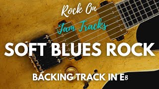 Eb Minor Groovy Soft Blues Rock Guitar Backing Track