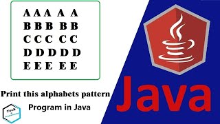Java Alphabet Pattern Program Tutorial in Hindi || Program-4