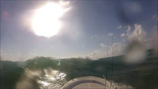 Surfing Sebastian Inlet in a Carolina Skiff WMM