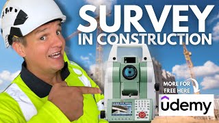 How to Survey 🏗️ Robotic Total Station Tutorial for Construction Site \u0026 Setting Out Engineers 💪