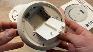 Putogesafe Smoke CO Detector with LCD, Combined Smoke and Carbon Monoxide unboxing and instructions