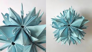 Origami CRANES kusudama by Jean-Baptiste Vincent | Paper kusudama